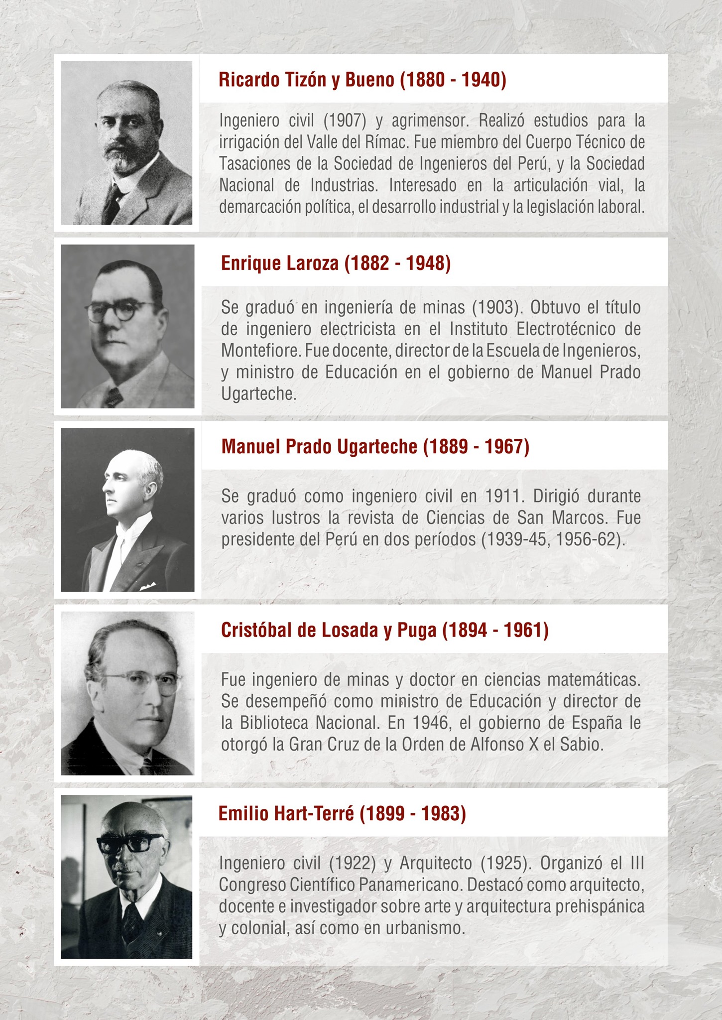 Personajes ilustres – Centro de Historia UNI