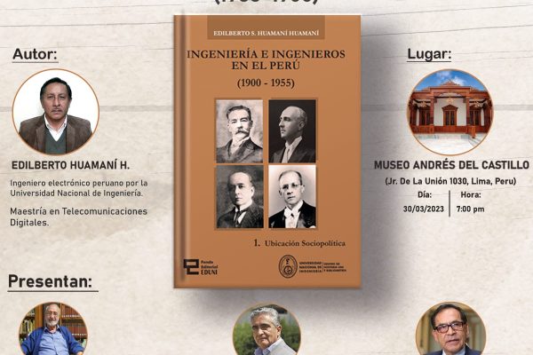 Thumbnail for Presentación del libro “Ingeniería e Ingenieros en el Perú (1900-1950)” de Edilberto Huamamí