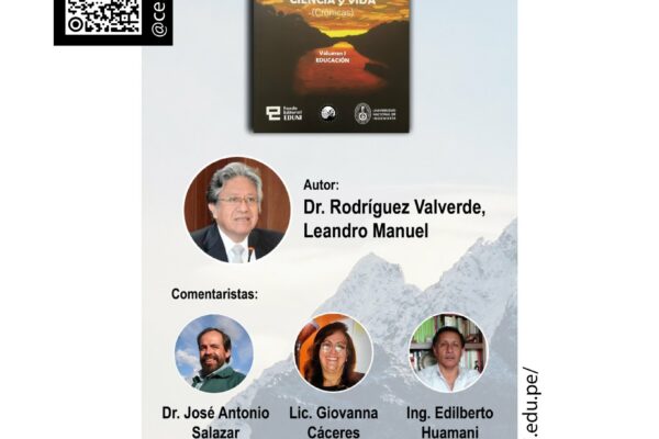 Thumbnail for Presentación del libro «Ciencia y Vida (Crónicas), Volumen 1 – Educación» en la ciudad de Huaraz.