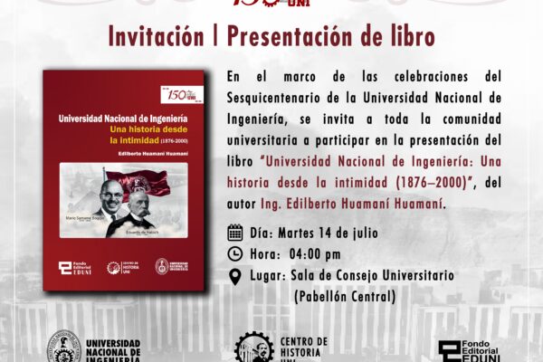 Thumbnail for PRESENTACIÓN DE LIBRO: “Universidad Nacional de Ingeniería: Una historia desde la intimidad (1876–2000)”